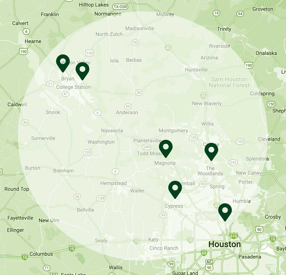 map aggieland green service area map
