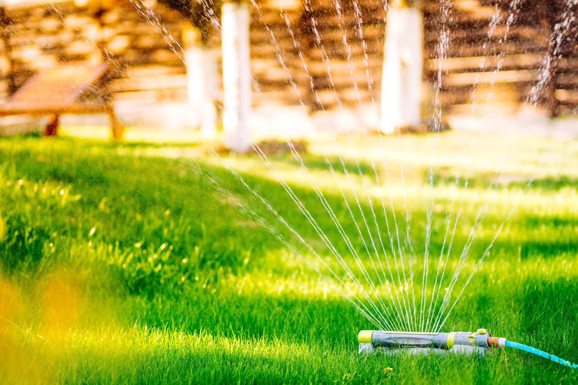 lawn watering in texas, lawn sprinkler
